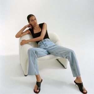 Zara limited edition padded shoulder bodysuit